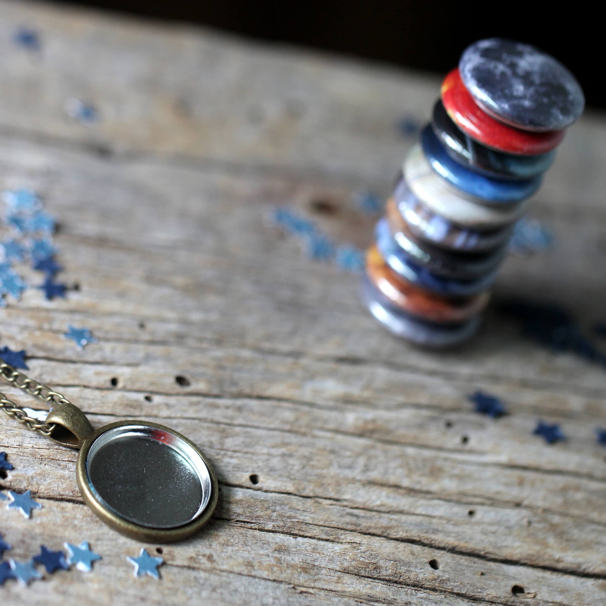 Interchangeable Solar System Necklace